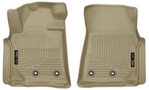 Toyota Land Cruiser Floor Liners - Front - Husky Liners - WeatherBeater - Tan - `13-`16